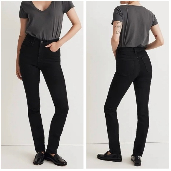 Madewell Women's Dark Gray Boot Cut Jeans Stovepipe size 25 - Picture 1 of 15